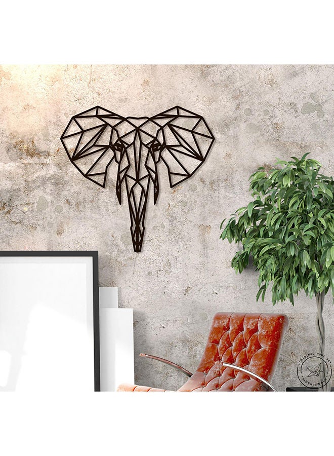 Geometric Elephant Head Wall Art