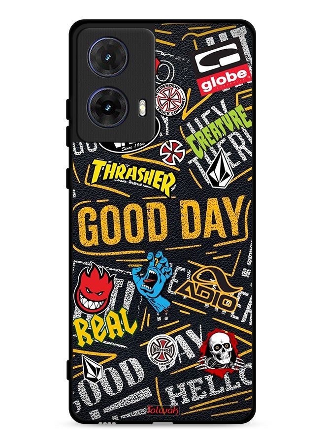 Tolwak Motorola Moto G85 5G Protective Case Cover Good Day  - Image 1
