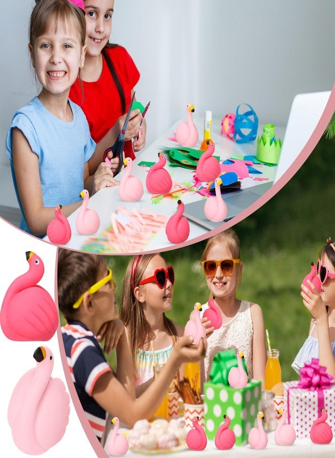 Sratte 40 Pcs Flamingo Party Favors Flamingo Stress Balls Relaxable Stress Relief Toys for Girls Boys Summer Beach Tropical Pool Party Birthday Favors School Carnival Gifts - Image 5
