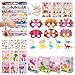 Vanblue 96Pcs Pink Dinosaur Party Favors Dino Themed Party Birthday Decorations Decorate The Birthday Party Supplies for The Girls Gifts Fillers Classroom Rewards Goodie Bag Stuffers - Image 2
