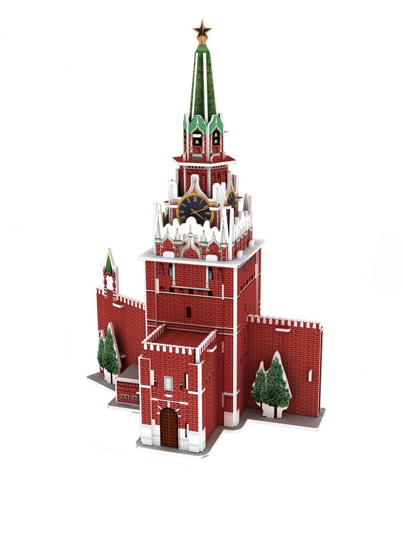 World Famous Building Puzzle Russian Red Tower Children's Toy - Image 3