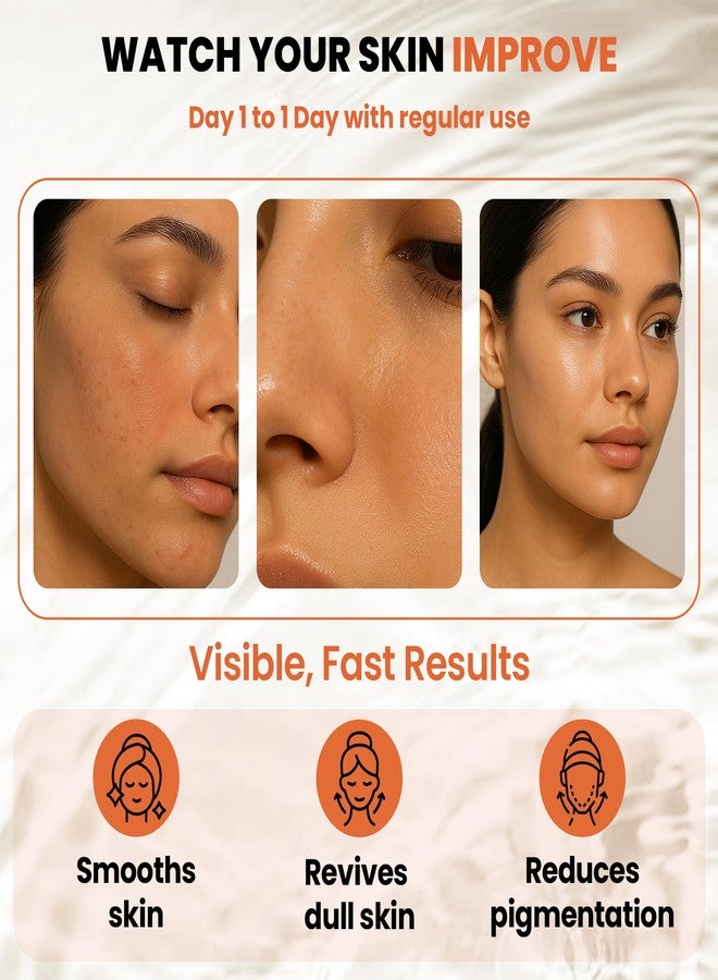 iCUC Vitamin C Radiant Glow Face Serum - Skin Repair Face Serum & Face Brightening Vitamin C Serum Reduce Pigmentation & Dark Spots Serum With Hyaluronic Acid For Women & Men - 30 Ml (Pack Of 2) - Image 5