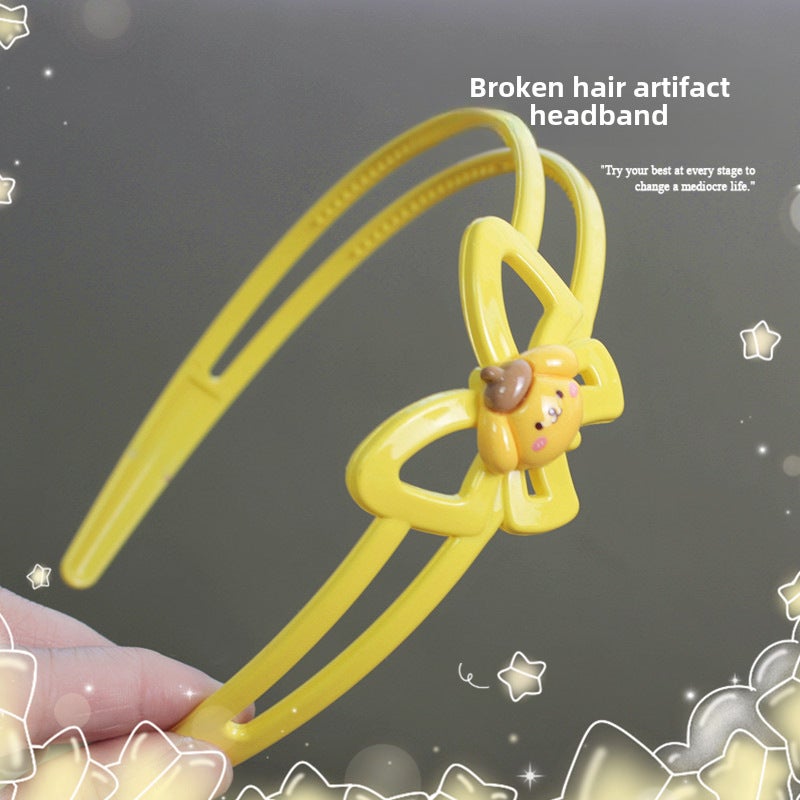 Generic New Kids Butterfly Headband Sweet Girls Hair AccessoryButterfly Genie Hair Hoop [Yellow] 1# Butterfly Genie Hair Hoop [Yellow] 1# 