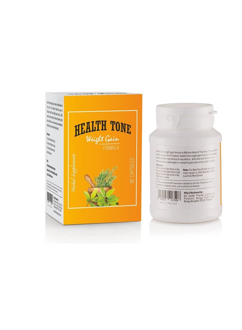 Health Tone Weight Gain Capsule 60 Capsules - Image 2