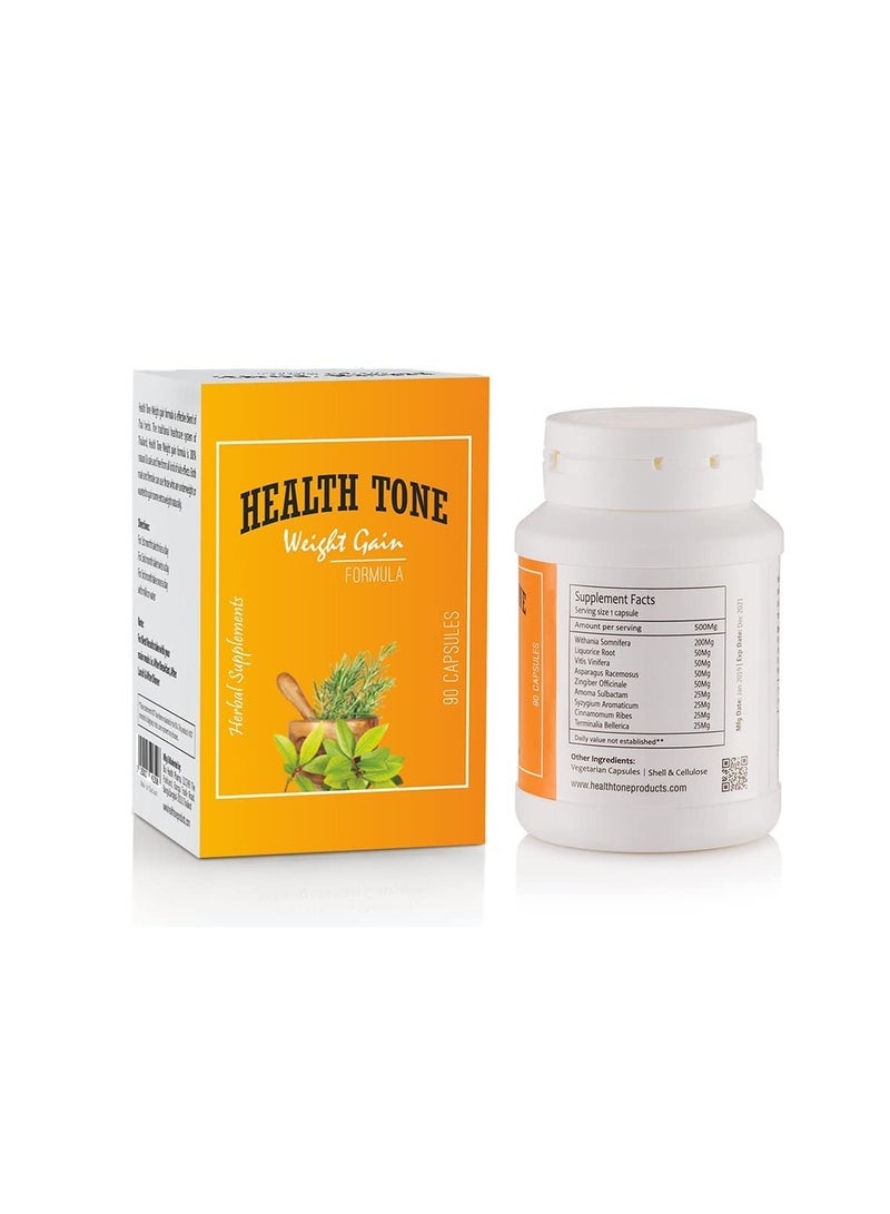Health Tone Weight Gain Capsule 60 Capsules - Image 3