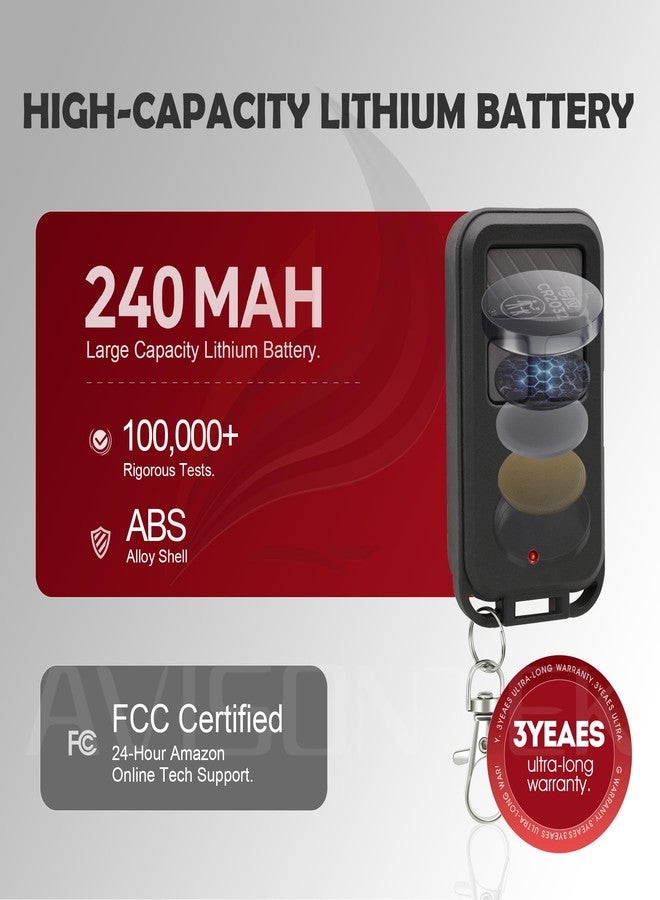 Avisontek 3 - Year Warranty! 2 - Pack 893LM 893MAX 890MAX LiftMaster Garage Door Opener Remote Featuring Security+ 2.0 MyQ, Compatible from 1993 to Present Models - Image 3
