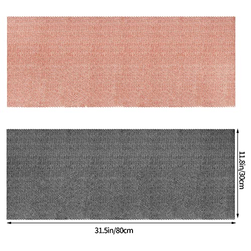 Fengek 2 Pcs African Exfoliating Net, Fengek 31.5 Inch African Long Body Net Sponges Skin Back Scrubber for Daily Shower Bathing Exfoliating (Multicolor 4) - Image 2