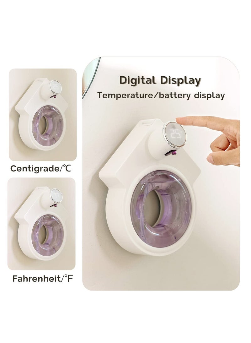 Excefore Automatic Soap Dispenser, Auto Foaming Touchless Hand Soap Dispenser, IPX6 Waterproof Foam Sanitizer Dispenser, Wall Mounted Foam Soap Dispenser, for Bathroom Countertop, 8.7oz/250ML - Image 3