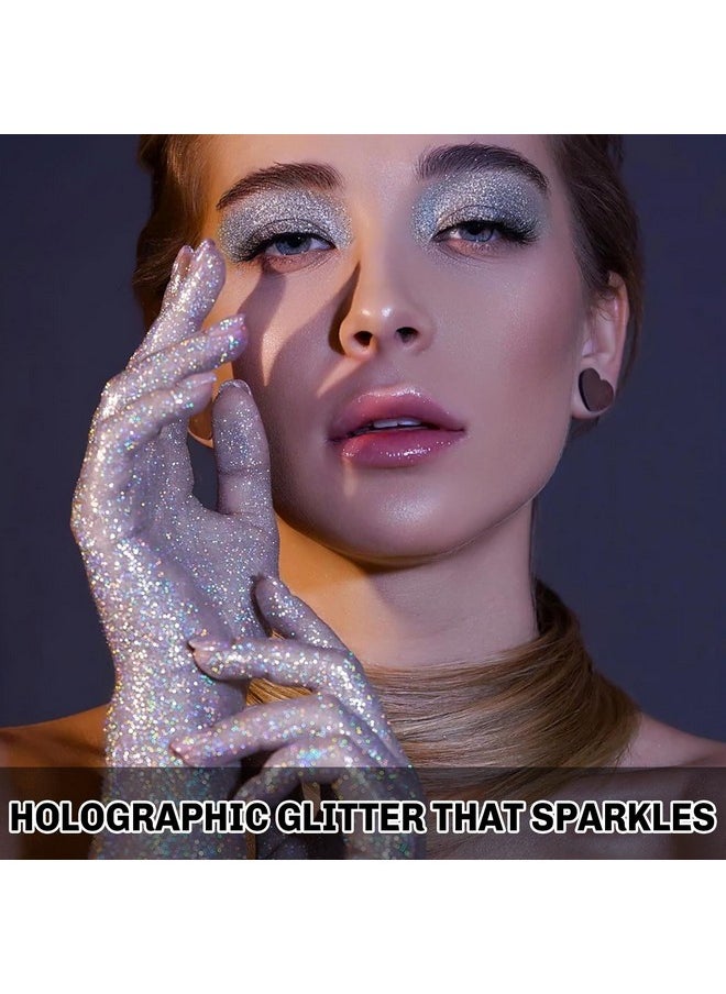 Boobeen Colourful Glitter Eyeshadow Intense Pigmented Glitter Cream For Face&Body Quickdrying Sparkling Eye Cosmetic For Festival And Party  - Image 2