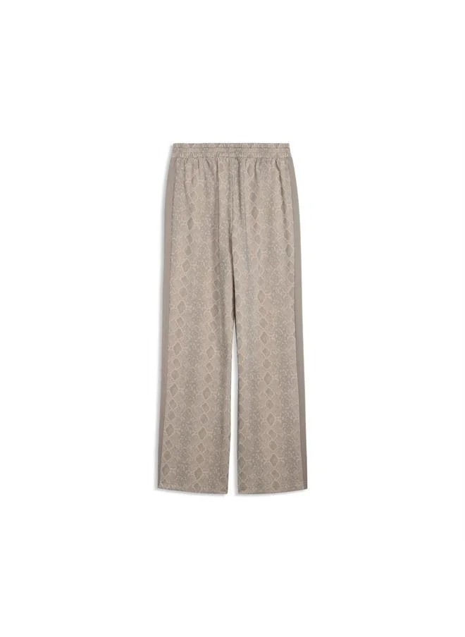 Puma Mouse Gray T7 Snake Print Straight Pants Women for Women | Best Price UAE