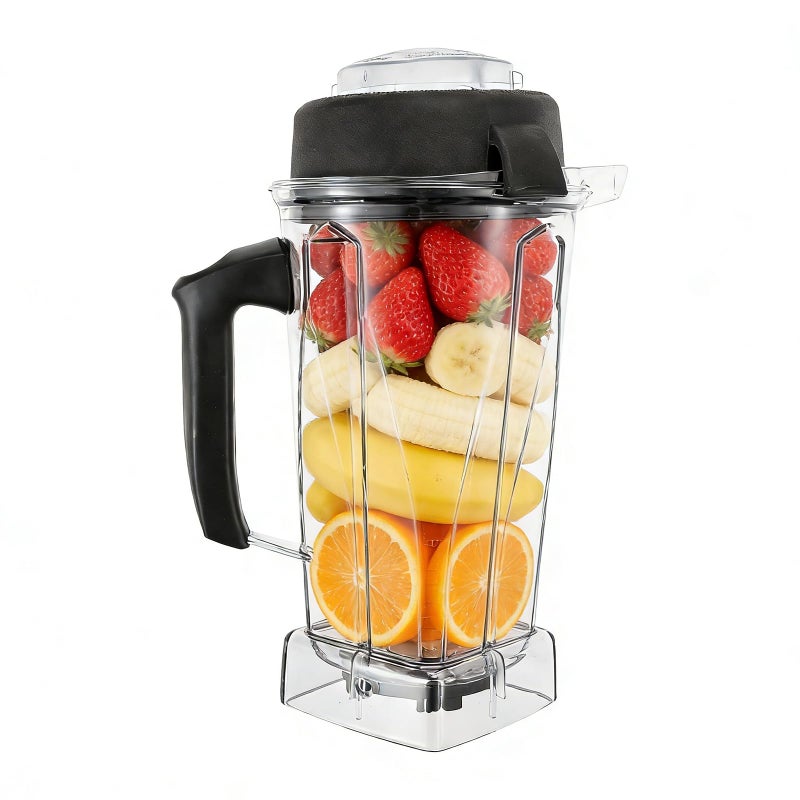 Lemfema Upgraded Blender Pitcher 64 oz Container Cup Jar Replacement for 5200,6000,6300,5300,6500,7500,750,VM0102, VM0103, Classic C-Series Blender, with Lid Blade, Clear - Image 1