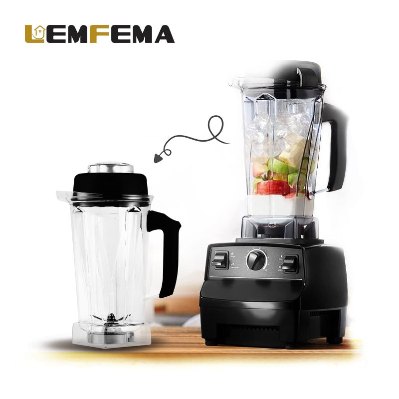 Lemfema Upgraded Blender Pitcher 64 oz Container Cup Jar Replacement for 5200,6000,6300,5300,6500,7500,750,VM0102, VM0103, Classic C-Series Blender, with Lid Blade, Clear - Image 5