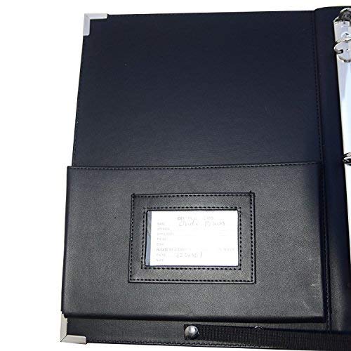 MSP Portfolio Orginal -MSP PU Leather Sheet Music Holder | 9.5" x 12" - Music Folder with Hand Strap for Musician- Improved Design (3 Ring Binder) - Image 3
