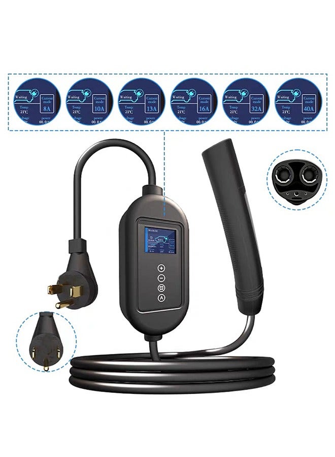 Portable Electric Car Charger Compatible With Tesla Plug-in Cars 7 kW – 32A 250V /D16A1