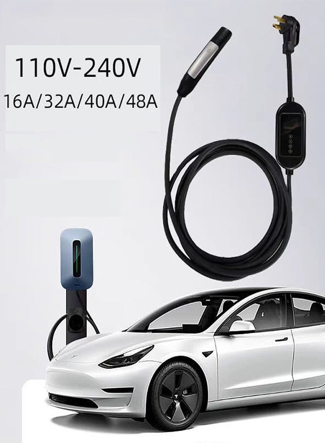 Portable Electric Car Charger Compatible With Tesla Plug-in Cars 7 kW – 32A 250V /D16A1