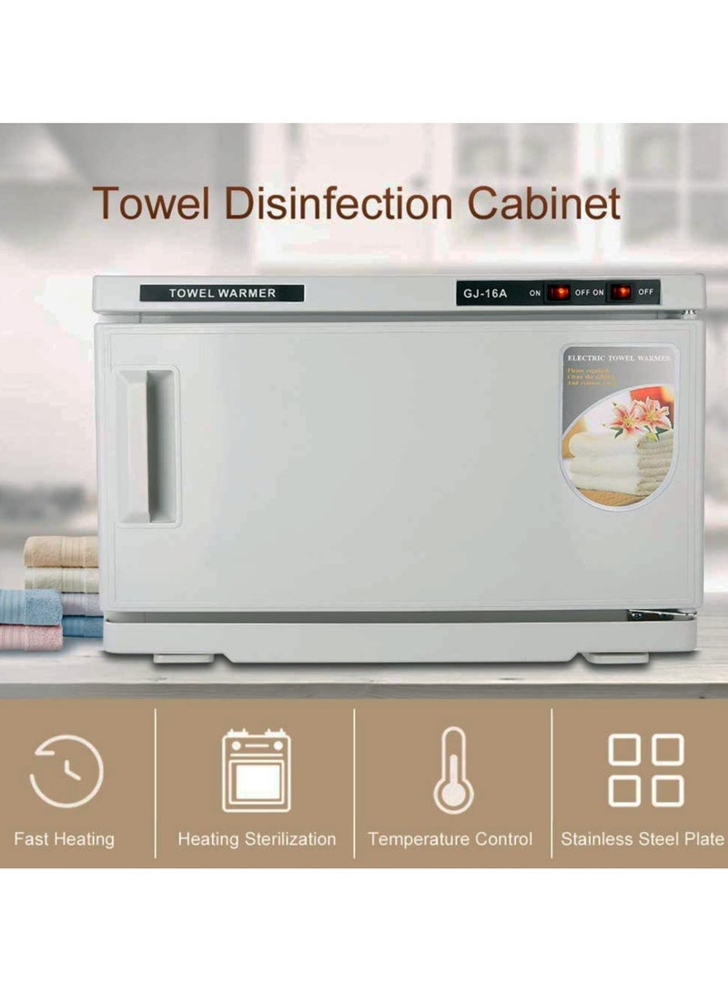 هونج كونج مستحضرات التجميل لتدفئة المناشف سعة 16 لترًا، معقم شران لتدفئة المناشف بالأشعة فوق البنفسجية مع التحكم في درجة الحرارة - Image 1