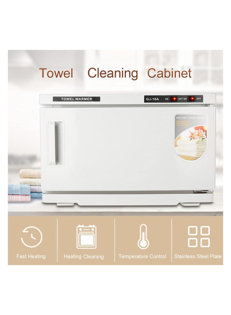 هونج كونج مستحضرات التجميل لتدفئة المناشف سعة 16 لترًا، معقم شران لتدفئة المناشف بالأشعة فوق البنفسجية مع التحكم في درجة الحرارة - Image 4