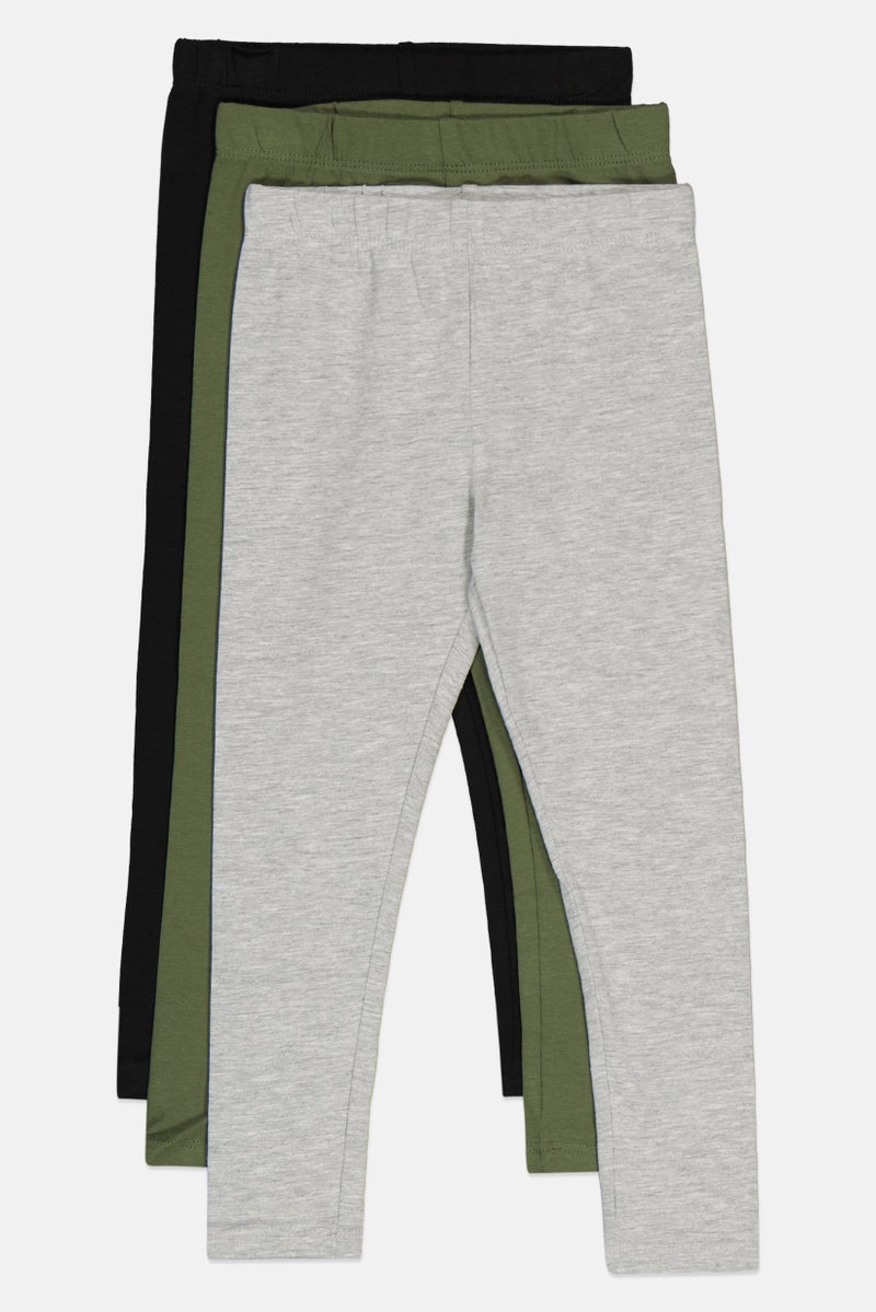 English Laundry سراويل ضيقة للبنات toddlers 3 قطع بألوان متعددة - Image 1