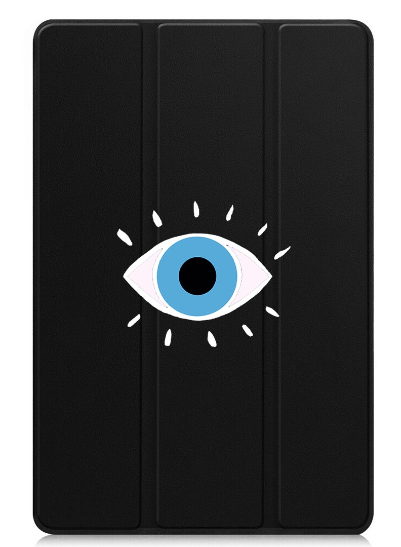 Theodor Protective Flip Case For Xiaomi Pad 7 & Xiaomi Pad 7 Pro With Trifold Stand Auto Wake Sleep Shockproof Cover - Eye - White - Image 1