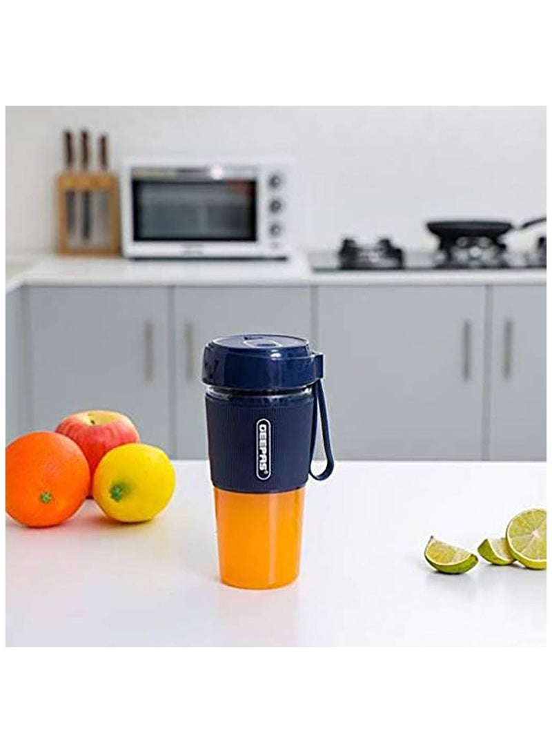 جونيس خلاط صغير محمول 50 واط قابل لإعادة الشحن - 300 مل صانع عصير خلاط شخصي - ميني جوسير كوب USB آلة خلاط فواكه محمولة قابلة للشحن للمكاتب المنزلية الرياضية في الهواء الطلق - Image 2