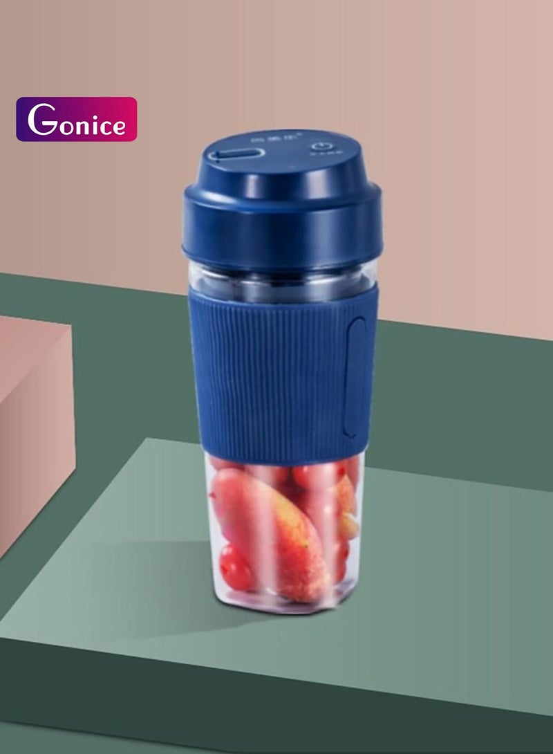 جونيس خلاط صغير محمول 50 واط قابل لإعادة الشحن - 300 مل صانع عصير خلاط شخصي - ميني جوسير كوب USB آلة خلاط فواكه محمولة قابلة للشحن للمكاتب المنزلية الرياضية في الهواء الطلق - Image 1