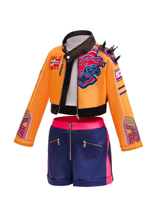 general KPop Demon Hunters Rumi cos suit Cosplay Costume Gift for Family and Friends - Image 2