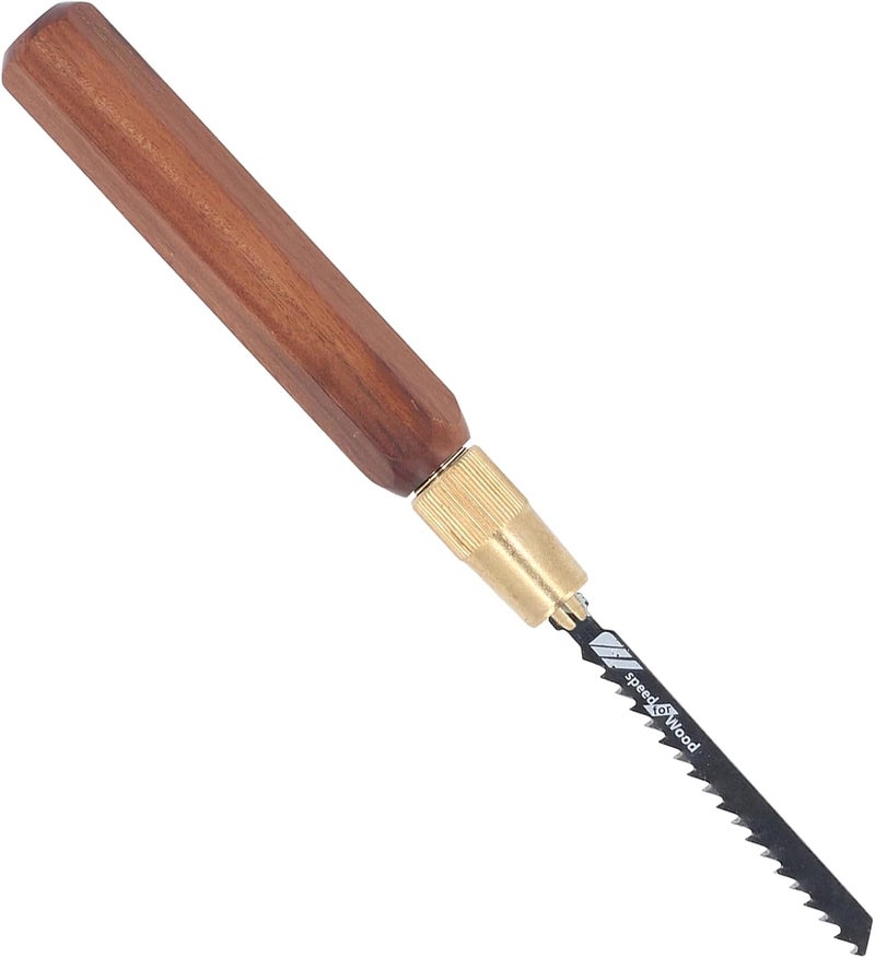 Versatile Hand Saw Kit, High Carbon Steel Blade, Hex Shaped Handle with Sturdy Brass Collet for Precise Woodworking, Manual Saw Kit, Suitable for Home and Professional Projects - Image 3