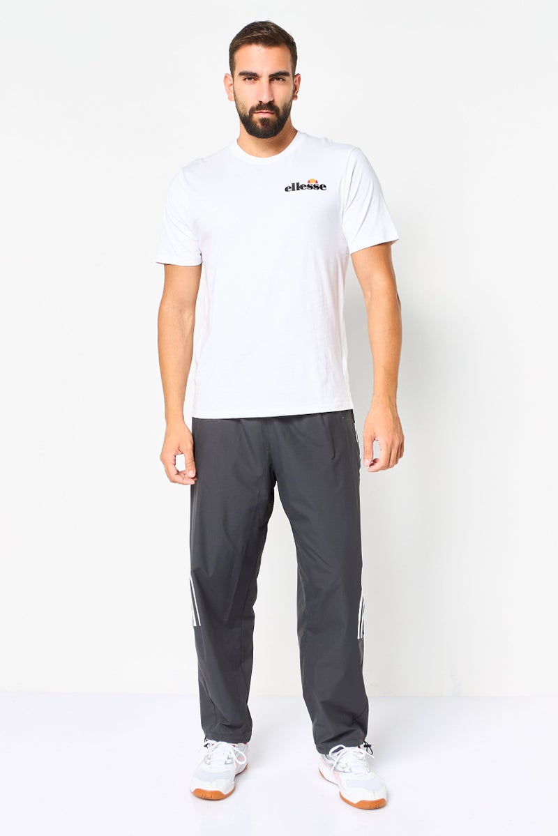 Ellesse Men Sportswear Fit Short Sleeve Outdoor T-Shirt, White - Image 2