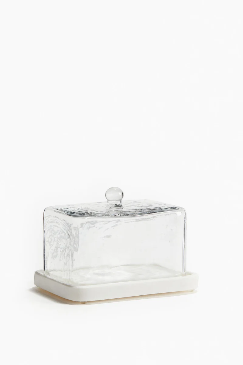 اتش اند ام صحن زبدة بغطاء زجاجي