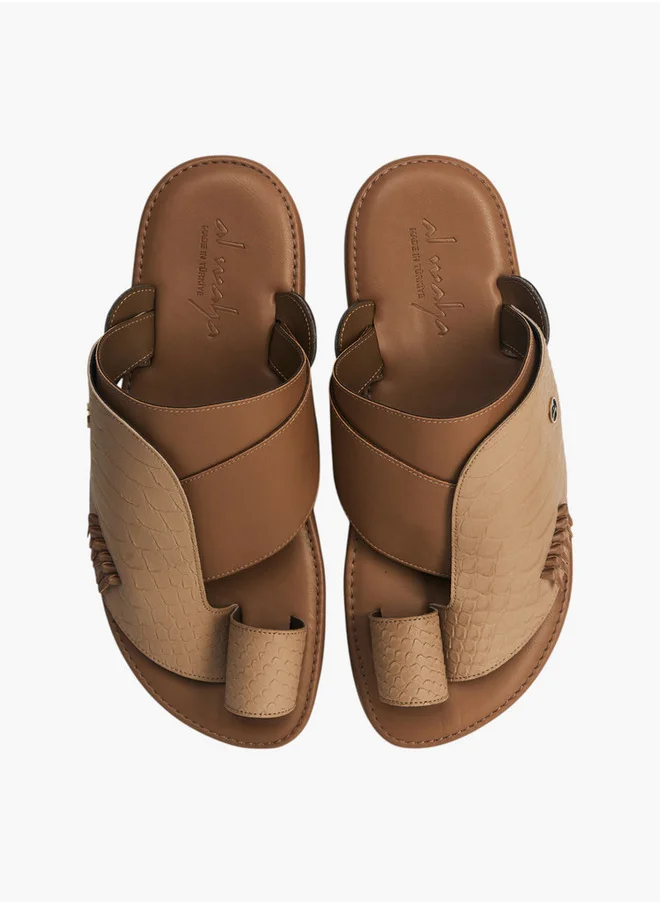 الواحة Men's Arabic Sandals with Toe Loop - Ramadan Collection