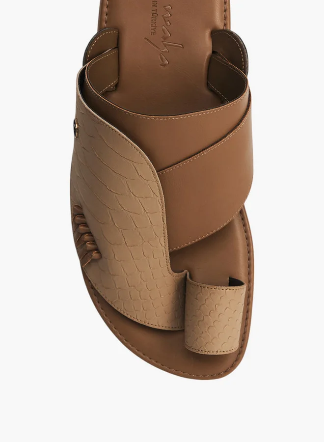 الواحة Men's Arabic Sandals with Toe Loop - Ramadan Collection
