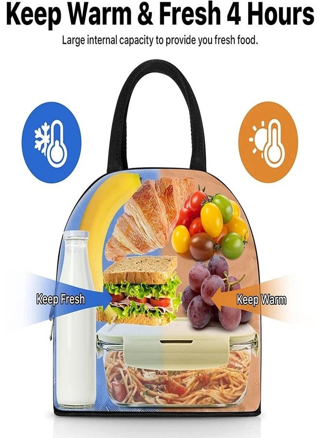 TOOYEP Unicorn Insulated Nylon Lunch Bags Small for Kids & Women Work, Student Kids to School | Picnic Organizer Portable and Reusable Small (Size 21 * 20 * 13 cms) (Unicron), 500 Ml, Multi Color - Image 3