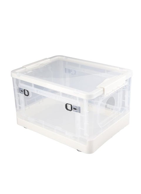 Pet Drying Box, Cat Noise Reduction Pulley, Clear Drying Box, Household Dog Pet Bathing Dryer Box (39.7 x 29.3 x 24.5 cm)
