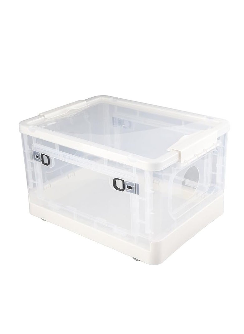 Pet Drying Box, Cat Noise Reduction Pulley, Clear Drying Box, Household Dog Pet Bathing Dryer Box (39.7 x 29.3 x 24.5 cm)