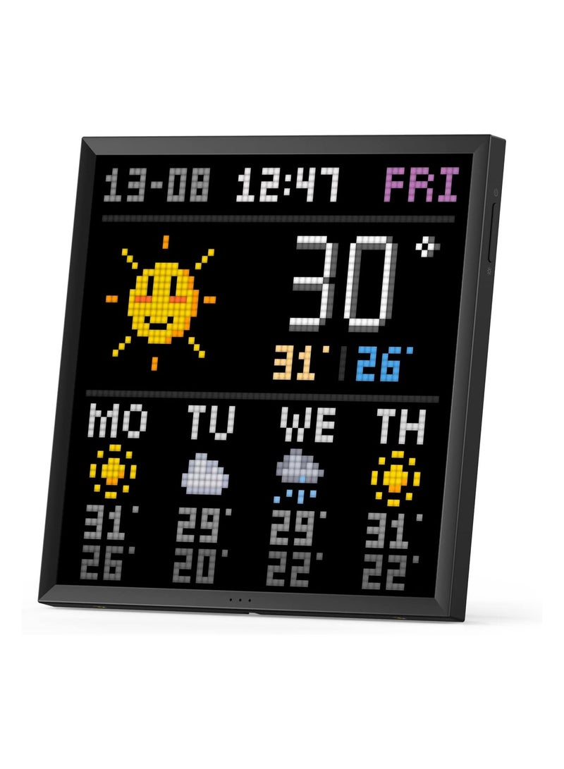 LED Pixel Display, 64x64 Programmable DIY Dynamic HD LED Screen with APP Control for Home Decoration, Business Advertisement - Image 1
