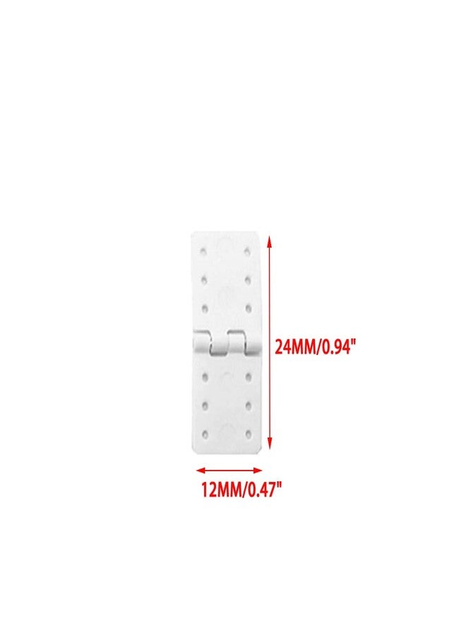 URIMPAVIDO 25PCS RC Airplane Pinned Nylon Hinges for RC Plane Replacement Parts Fixed Wing Model Airplane Loose-Leaf (Small 12X24mm) - Image 4