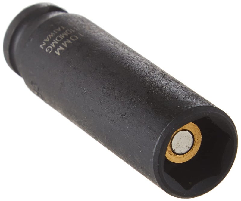SUNEX TOOLS 810MDMG 1/4-Inch Drive 10-Mm Deep Magnetic Impact Socket