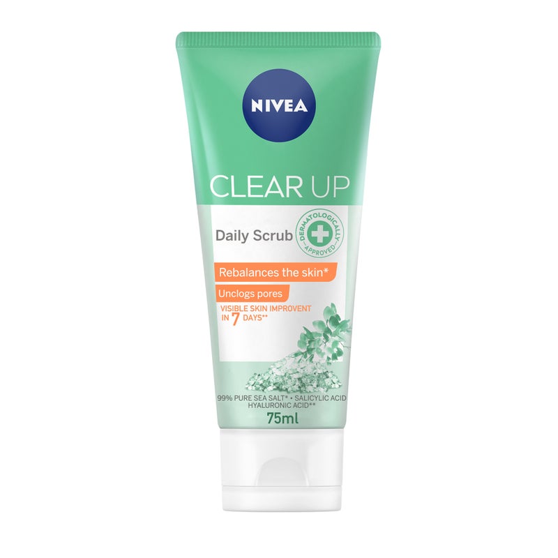 Nivea Clear Up Daily Face Scrub 75ml