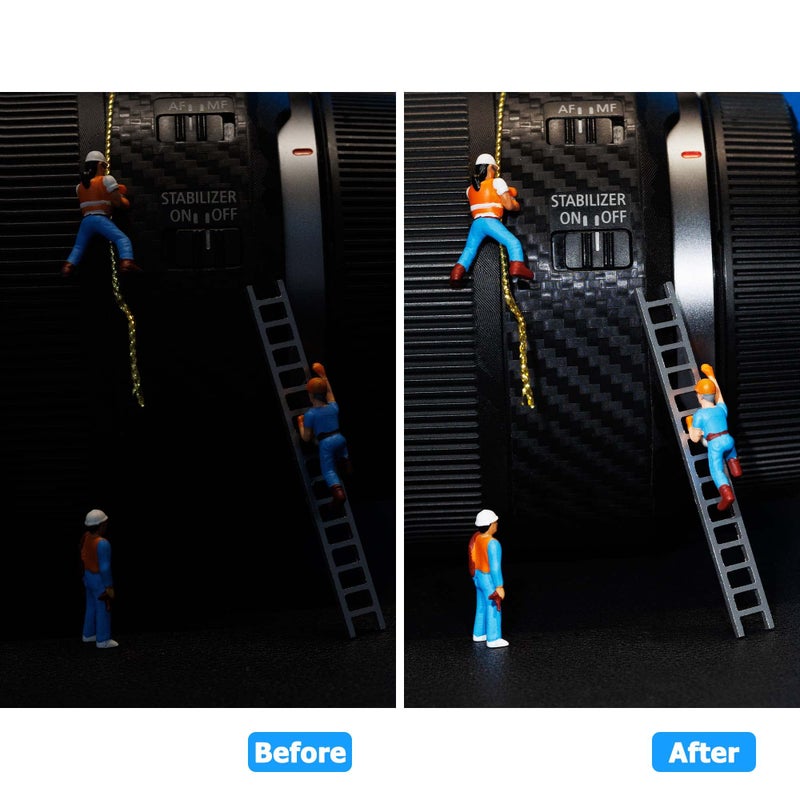 JJC 10-Level Brightness LED Macro Arm Light, CRI 95+ 5600K Macro Photography Lighting with USB-C Charging for Canon Nikon Sony Olympus Pentax DSLR Camera for Insert Plant Jewelry Close Up Shooting - Image 3