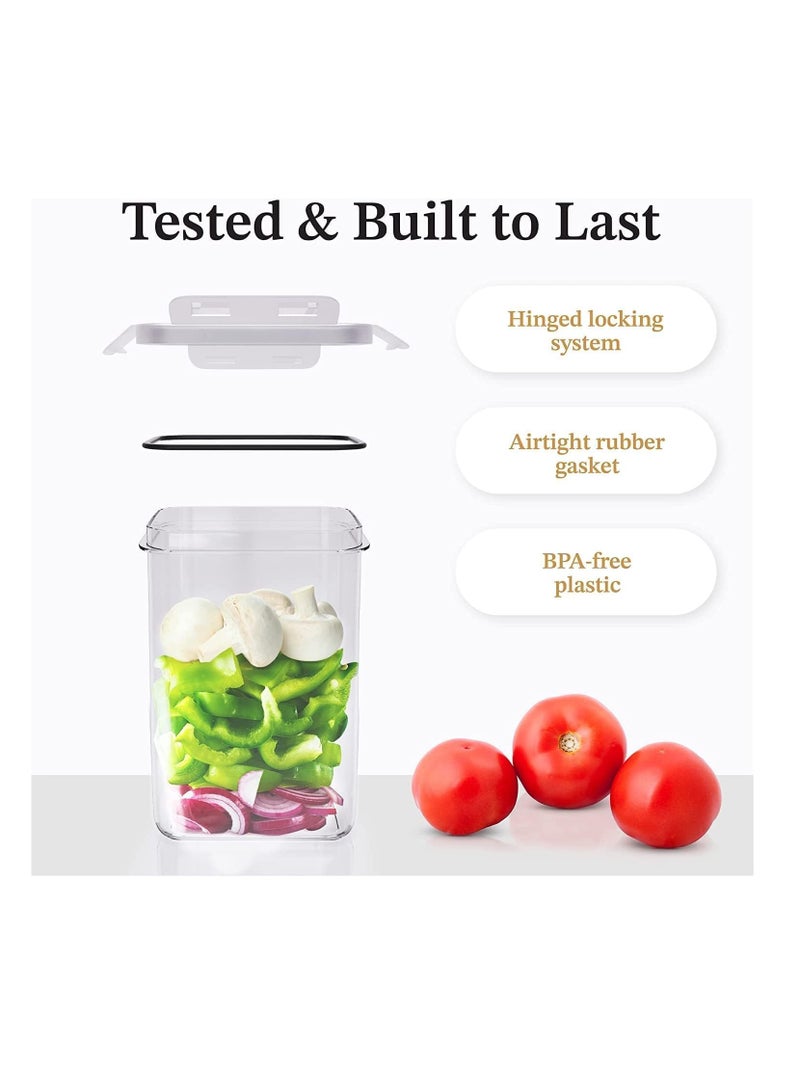 دوبكارت حاويات تخزين الطعام، خالية من مادة BPA، آمنة للاستخدام في غسالة الأطباق والميكروويف والفريزر (24 قطعة) - Image 5