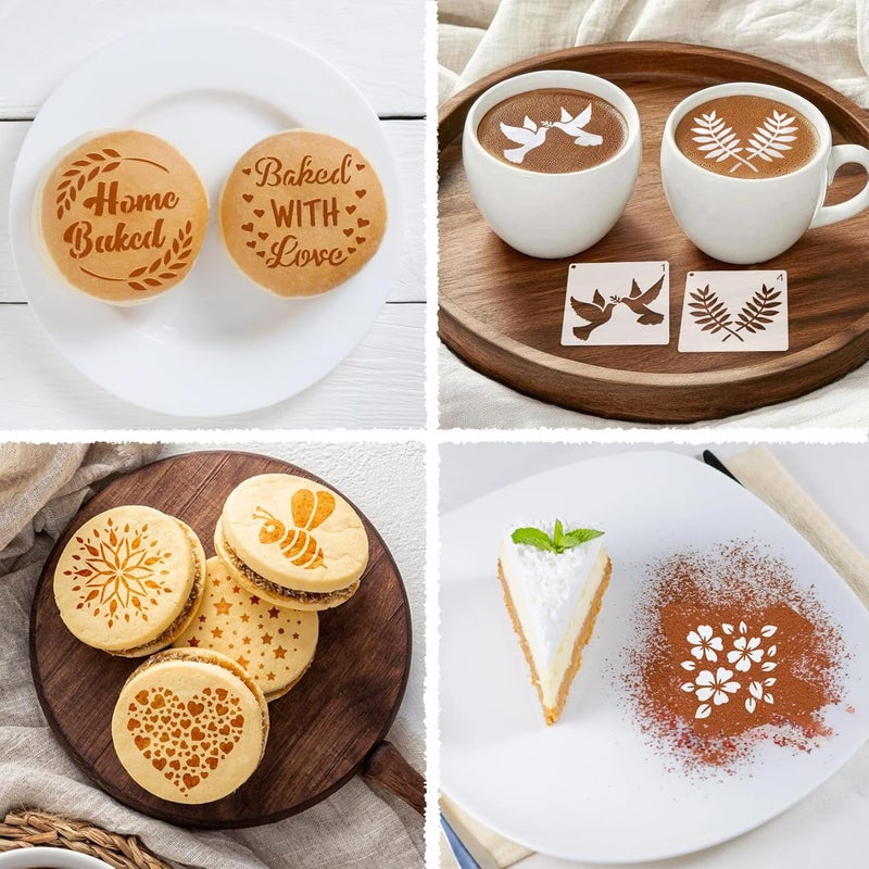 MYJMN Bread Stencils for Sourdough Artisan Baking Template for Cake, Pie, or Cookie Decorating (bread30) - Image 2