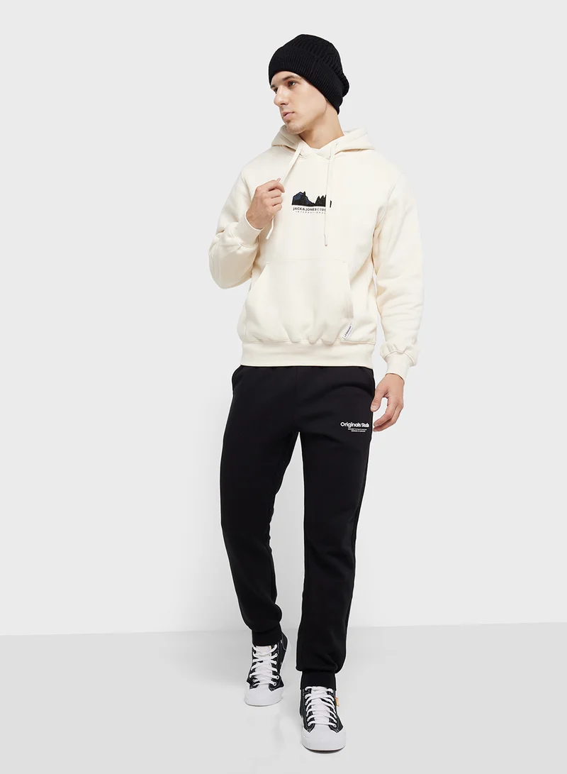 جاك اند جونز Drawstring Cuffed Sweatpants