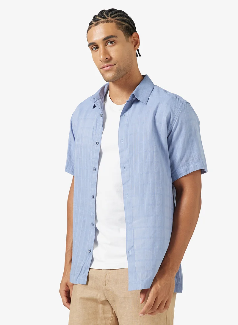 سفنتي فايف قميص كلاسيكي بقصة عادية