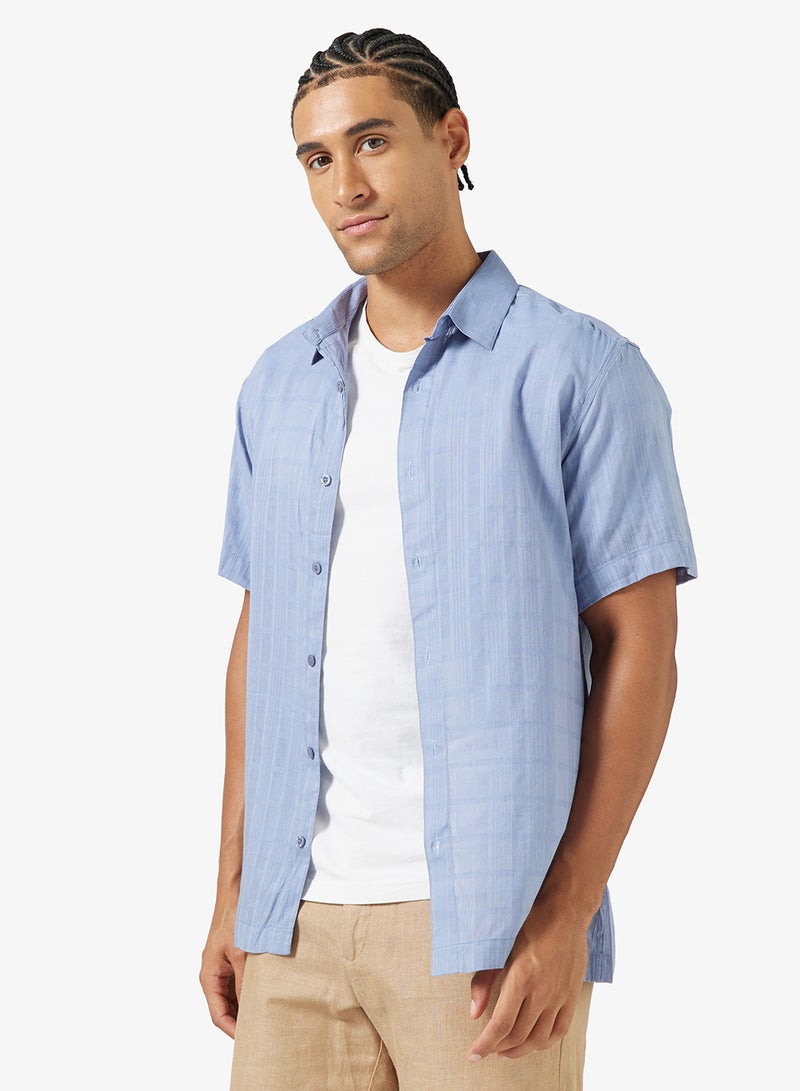 سفنتي فايف قميص كلاسيكي بقصة عادية - Image 1