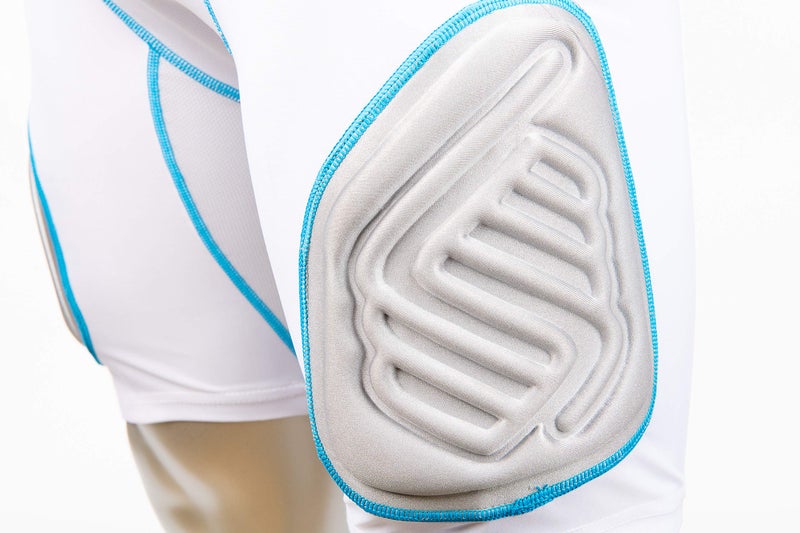 Champro Bull Rush 5-Pad Girdle  Fpgu10Awxl White - Image 4