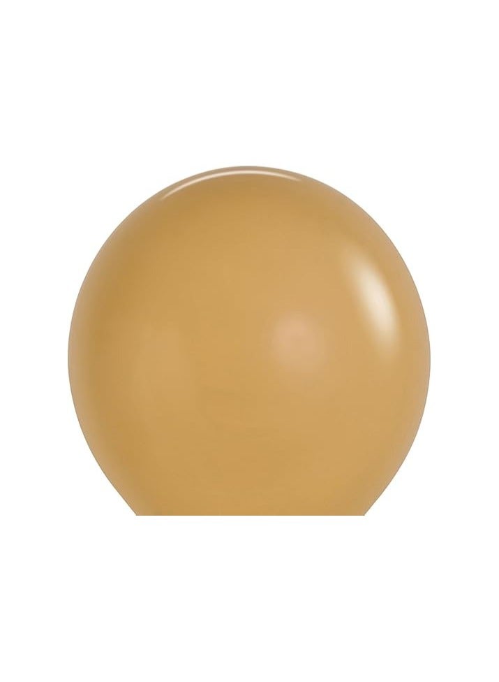 Sempertex Latte Balloons 6PCS/BAG Premium Latex Soft Neutral Color Perfect for Weddings Birthdays Baby Showers Parties and Events Easy to Inflate Long-Lasting Eco-Friendly Perfect Décor - Image 2