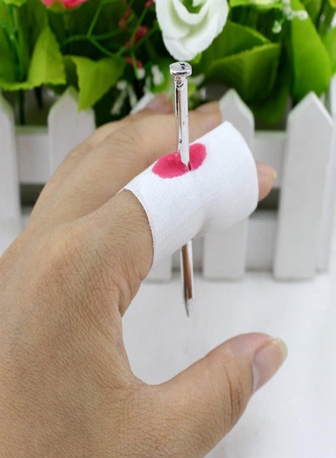 aoukoslt Scary Prank Props Funny Trick Accessories Horrific Items, Fake Nail Through Finger Prank for April Fool Carnival Party Halloween Bloody Finger Parts, Gags and Practical Joke Toys - Image 3