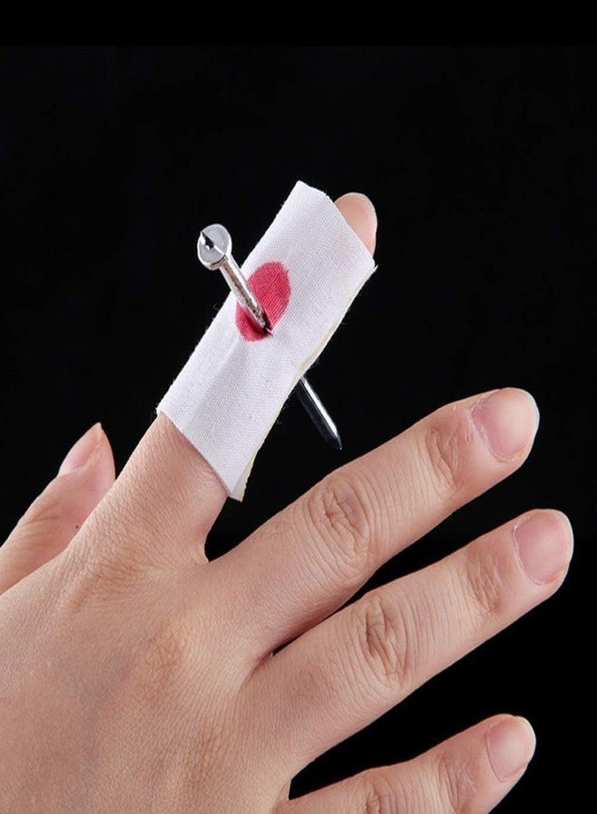 aoukoslt Scary Prank Props Funny Trick Accessories Horrific Items, Fake Nail Through Finger Prank for April Fool Carnival Party Halloween Bloody Finger Parts, Gags and Practical Joke Toys - Image 4