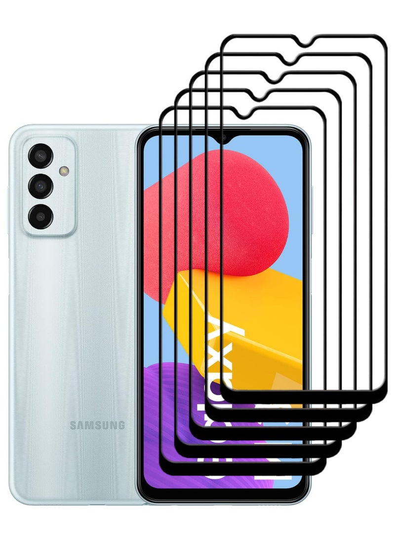 ACLIX 5 Pieces Antistatic ESD Dustproof Premium Quality High Definition Tempered Glass Screen Protector Designed For Samsung Galaxy M13 - Image 1