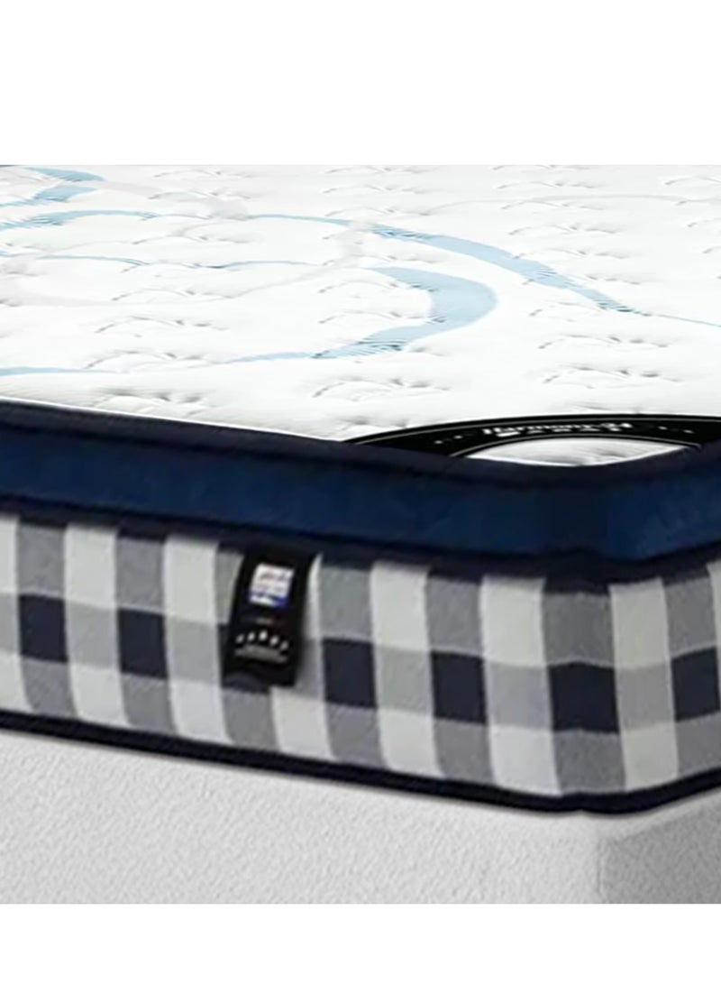 Back Care Harmony Orthopedic Mattress, Pocket Springs + Cooling Gel Layer, Medium Firm Comfort, Breathable Anti-Bacterial Quilted Cover, Ideal for Spinal Support, Pain Relief, Motion Isolation, Natural Ventilation, Size 200x200 cm - Image 2